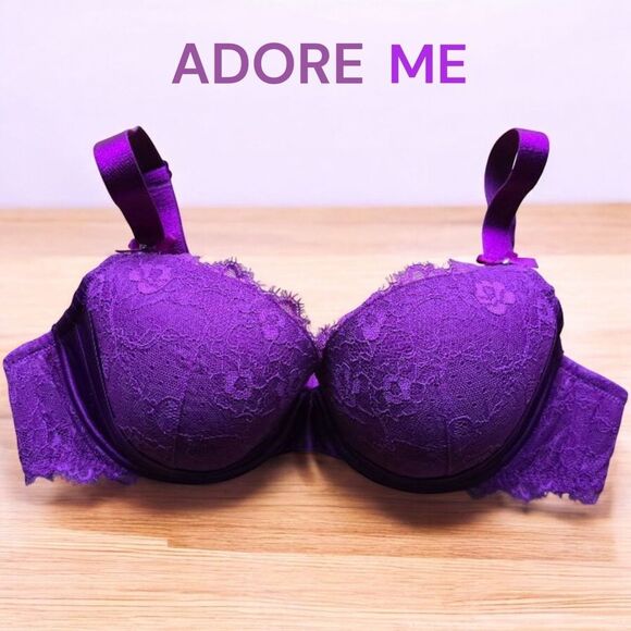 Adore Me Other - Adore Me Purple Lace Bra (BRA3)